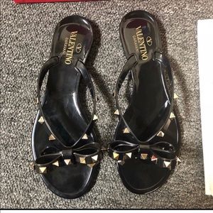 Valentino stud flip flops